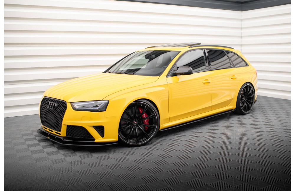 Street Pro Side Skirts Diffusers Audi RS4 B8 - Black Street Pro Side Skirts Diffusers Audi RS4 B8 - Black