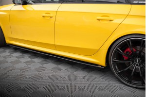Street Pro Side Skirts Diffusers Audi RS4 B8 - Black Street Pro Side Skirts Diffusers Audi RS4 B8 - Black