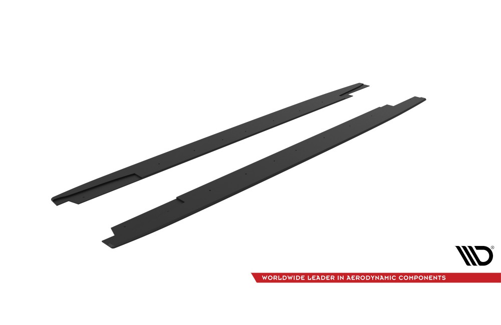 Street Pro Side Skirts Diffusers Audi RS4 B8 - Black Street Pro Side Skirts Diffusers Audi RS4 B8 - Black