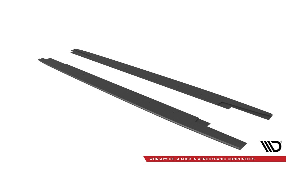 Street Pro Side Skirts Diffusers Audi RS4 B8 - Black Street Pro Side Skirts Diffusers Audi RS4 B8 - Black