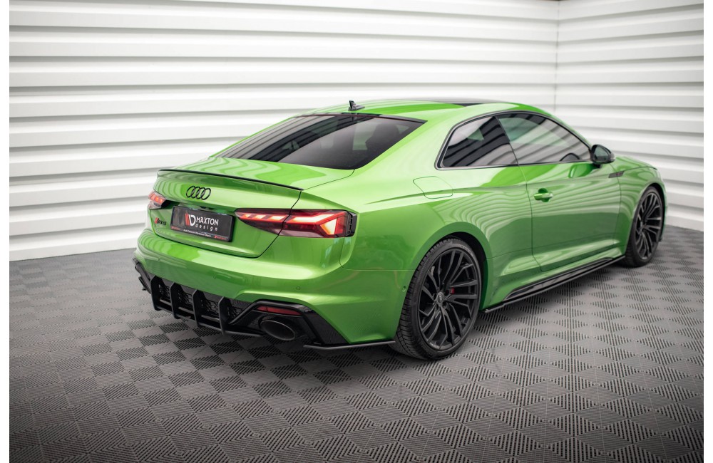 Street Pro Side Skirts Diffusers Audi RS5 Coupe F5 Facelift - Black