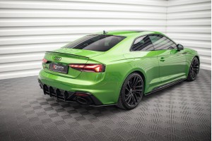 Street Pro Side Skirts Diffusers Audi RS5 Coupe F5 Facelift - Black