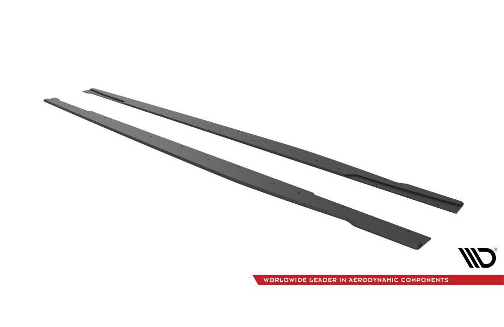 Street Pro Side Skirts Diffusers Audi RS5 Coupe F5 Facelift - Black