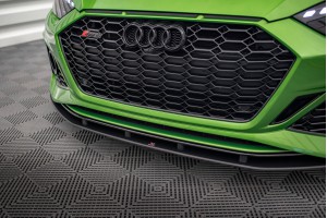 Street Pro Front Splitter Audi RS5 F5 Facelift - Black