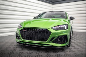 Street Pro Front Splitter Audi RS5 F5 Facelift - Black