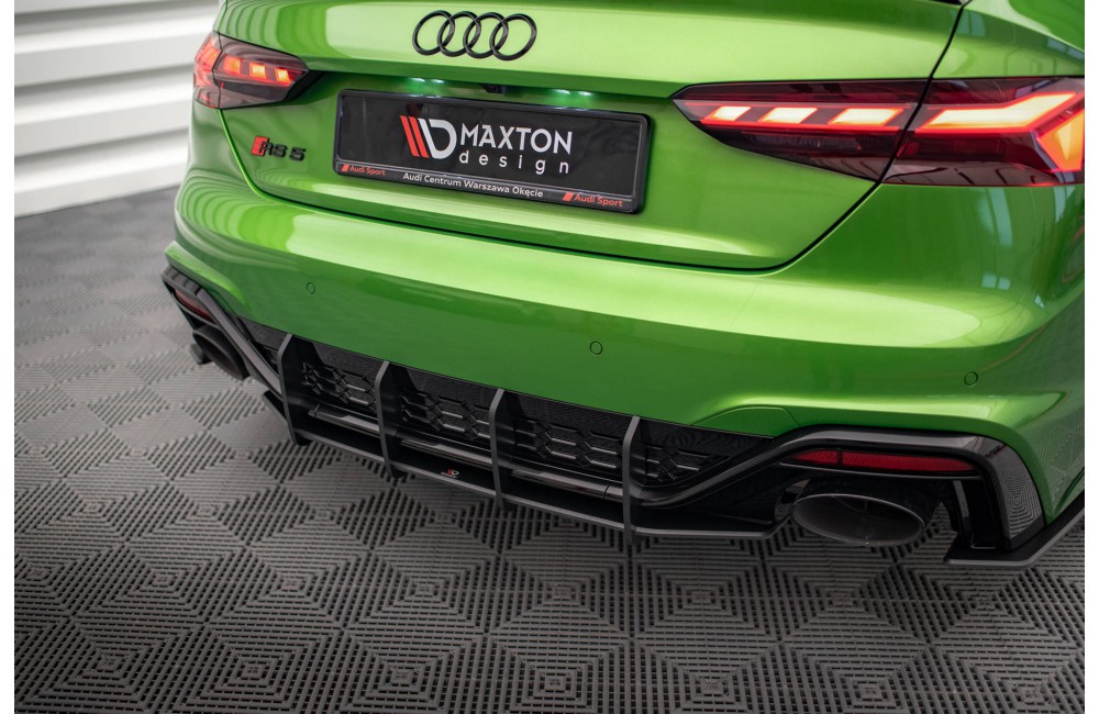 Street Pro Rear Diffuser Audi RS5 F5 Facelift - Black