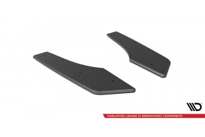 Street Pro Rear Side Splitters Audi RS5 F5 Facelift - Black