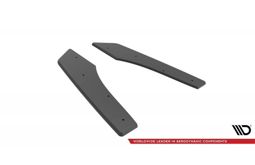 Street Pro Rear Side Splitters Audi RS5 F5 Facelift - Black