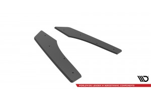 Street Pro Rear Side Splitters Audi RS5 F5 Facelift - Black