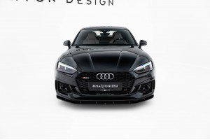 Street Pro Front Splitter Audi RS5 Coupe / Sportback F5 - Black