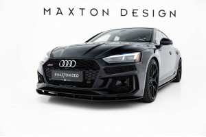 Street Pro Front Splitter Audi RS5 Coupe / Sportback F5 - Black