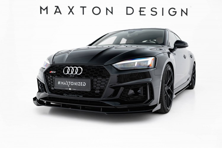 Street Pro Μπροστινός Splitter + Flaps Audi RS5 Coupe / Sportback F5