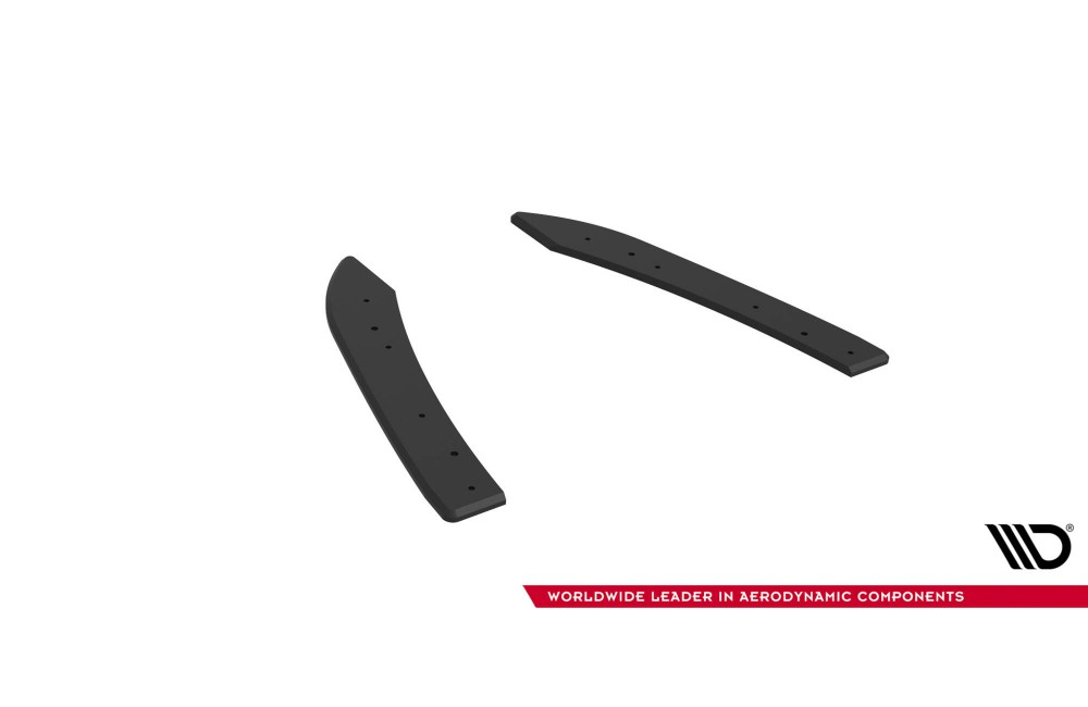 Street Pro Rear Side Splitters  Audi RS5 Sportback F5 - Black