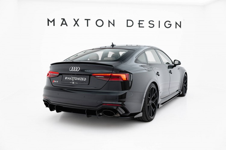 Street Pro Πίσω Πλευρικοί Splitters + Flaps Audi RS5 Coupe / Sportback F5