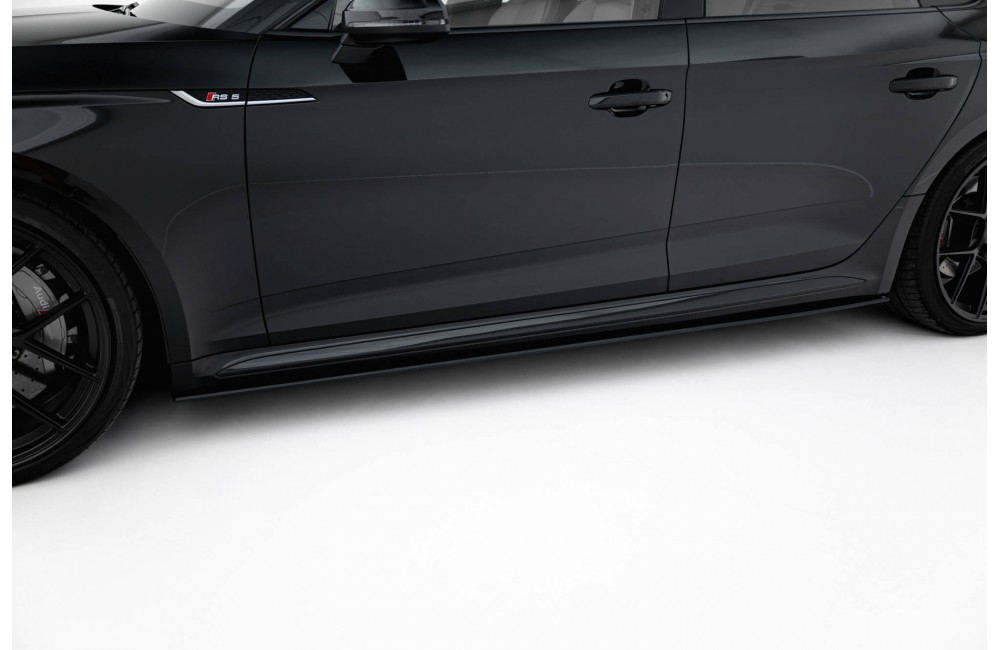 Street Pro Side Skirts Diffusers Audi RS5 Sportback F5 - Black