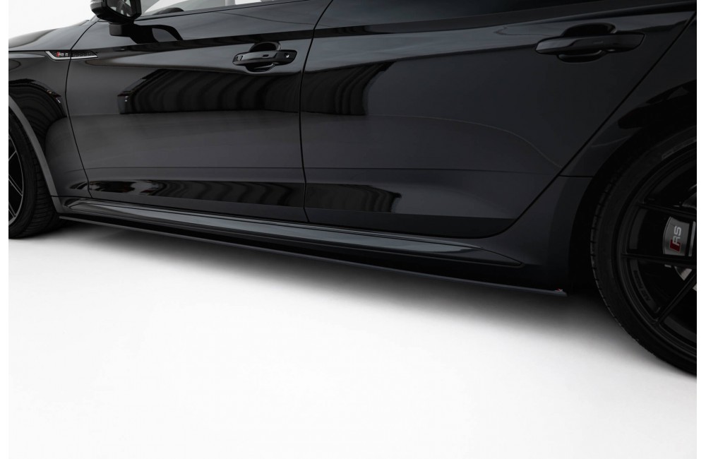 Street Pro Side Skirts Diffusers Audi RS5 Sportback F5 - Black