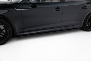 Street Pro Side Skirts Diffusers Audi RS5 Sportback F5 - Black