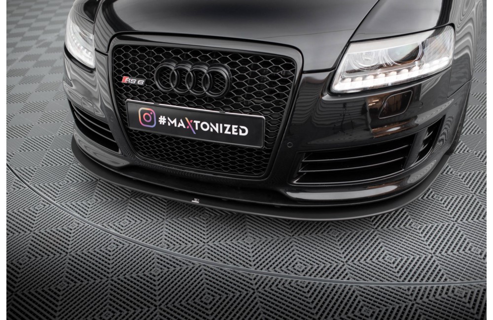 Street Pro Front Splitter Audi RS6 Avant C6 - Black