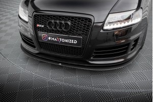 Street Pro Front Splitter Audi RS6 Avant C6 - Black