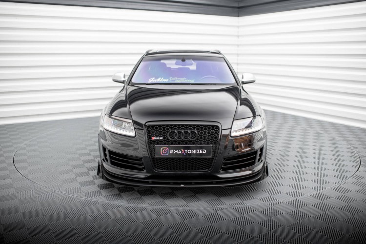 Street Pro Μπροστινός Splitter + Flaps Audi RS6 Avant C6