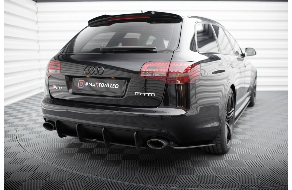 Street Pro Rear Diffuser Audi RS6 Avant C6 - Black
