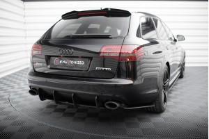 Street Pro Rear Diffuser Audi RS6 Avant C6 - Black