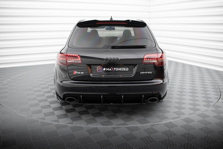 Street Pro Πίσω Πλευρικοί Splitters Audi RS6 Avant C6