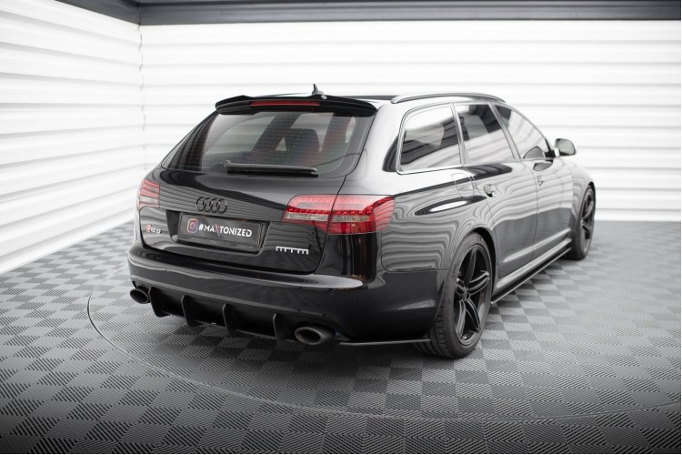 Street Pro Πίσω Πλευρικοί Splitters Audi RS6 Avant C6