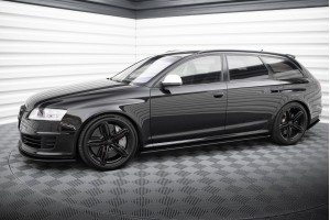 Street Pro Side Skirts Diffusers Audi RS6 Avant C6 - Black Street Pro Side Skirts Diffusers Audi RS6 Avant C6 - Black