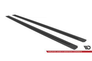 Street Pro Side Skirts Diffusers Audi RS6 Avant C6 - Black Street Pro Side Skirts Diffusers Audi RS6 Avant C6 - Black