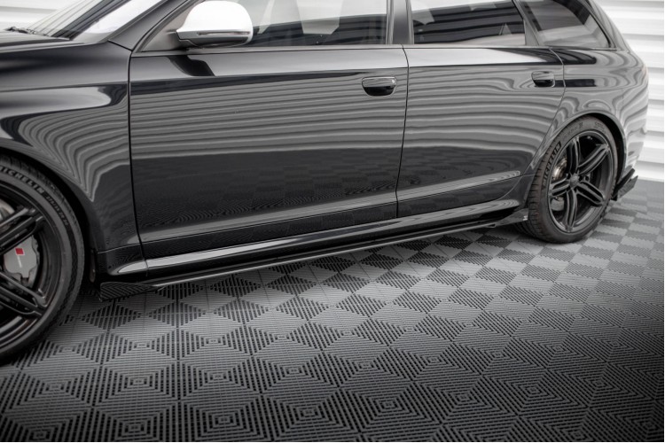 Street Pro Πλευρικοί Skirts Diffusers + Flaps Audi RS6 Avant C6