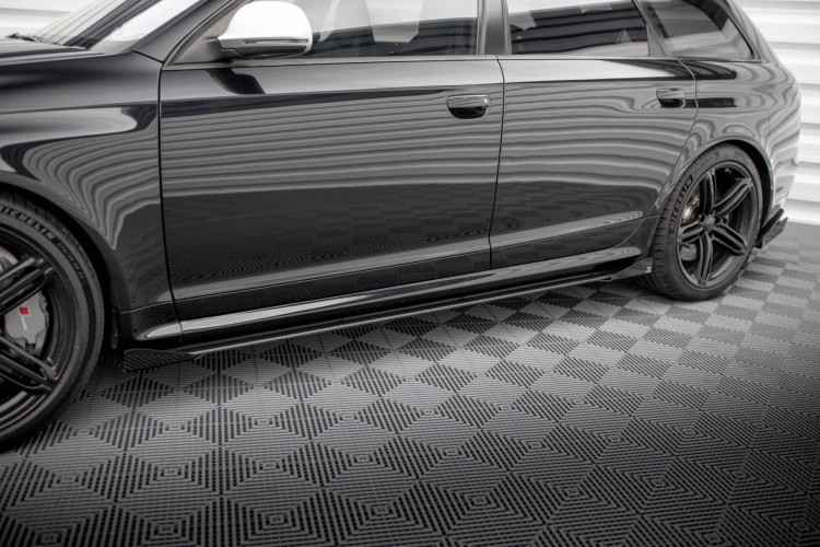 Street Pro Πλευρικοί Skirts Diffusers + Flaps Audi RS6 Avant C6