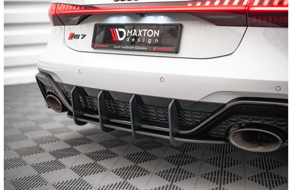 Street Pro Rear Diffuser Audi RS7 C8 / RS6 C8 - Black