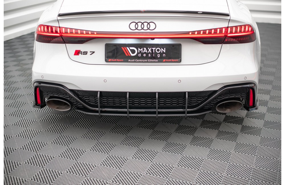 Street Pro Rear Diffuser Audi RS7 C8 / RS6 C8 - Black