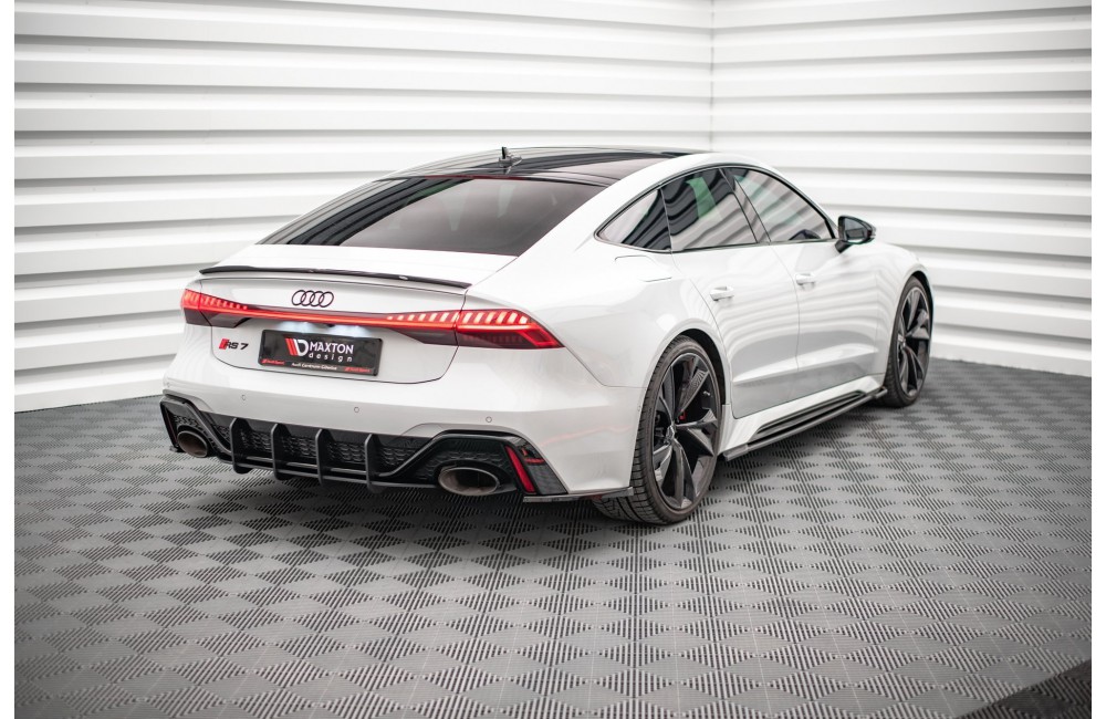 Street Pro Rear Diffuser Audi RS7 C8 / RS6 C8 - Black
