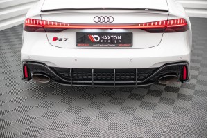 Street Pro Rear Diffuser Audi RS7 C8 / RS6 C8 - Black