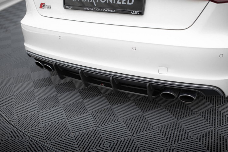 Street Pro Πίσω Diffuser Audi S3 Sportback / Hatchback 8V