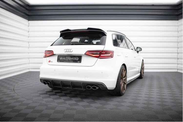 Street Pro Πίσω Diffuser Audi S3 Sportback / Hatchback 8V