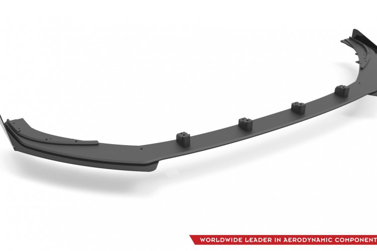 Street Pro Front Splitter V.1 + Flaps Audi S3 / A3 S-Line Sportback 8V Facelift