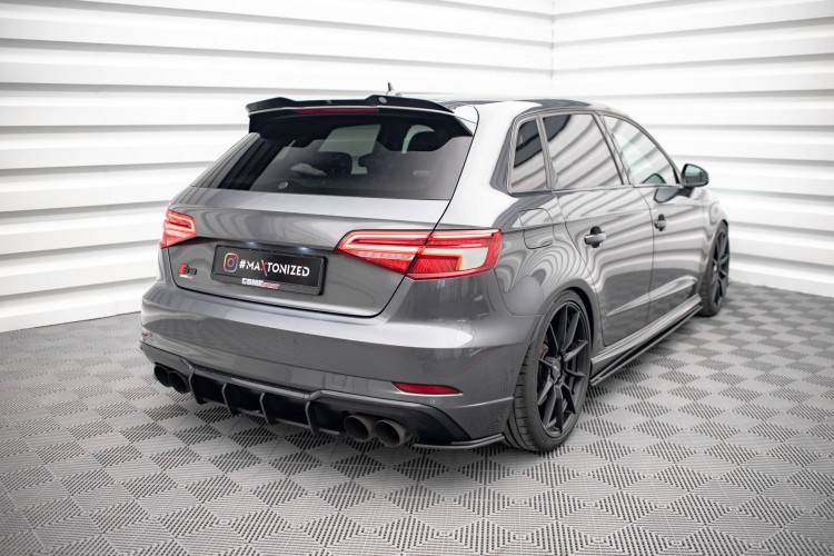 Street Pro Πίσω Πλευρικοί Splitters Audi S3 Sportback 8V Facelift