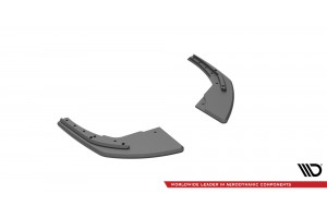 Street Pro Rear Side Splitters Audi S3 Sportback 8V Facelift - Black