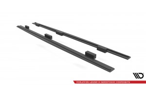 Street Pro Side Skirts Diffusers Audi S3 / A3 S-Line Sportback 8V Facelift - Black Street Pro Side Skirts Diffusers Audi S3 / A3 S-Line Sportback 8V Facelift - Black