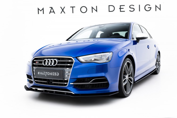 Street Pro Μπροστινή Splitter Audi S3 / A3 S-Line Sedan 8V