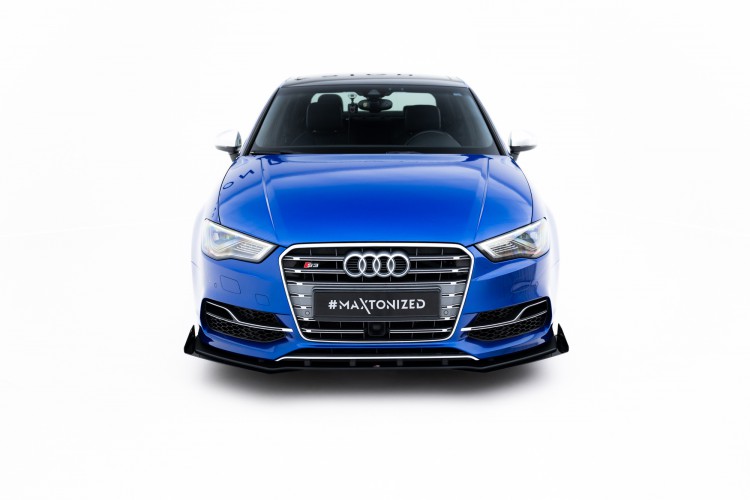 Street Pro Μπροστινή Splitter + Flaps Audi S3 / A3 S-Line Sedan 8V