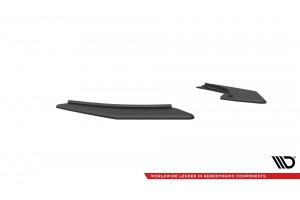 Street Pro Rear Side Splitters  Audi S3 Sedan 8V - Black