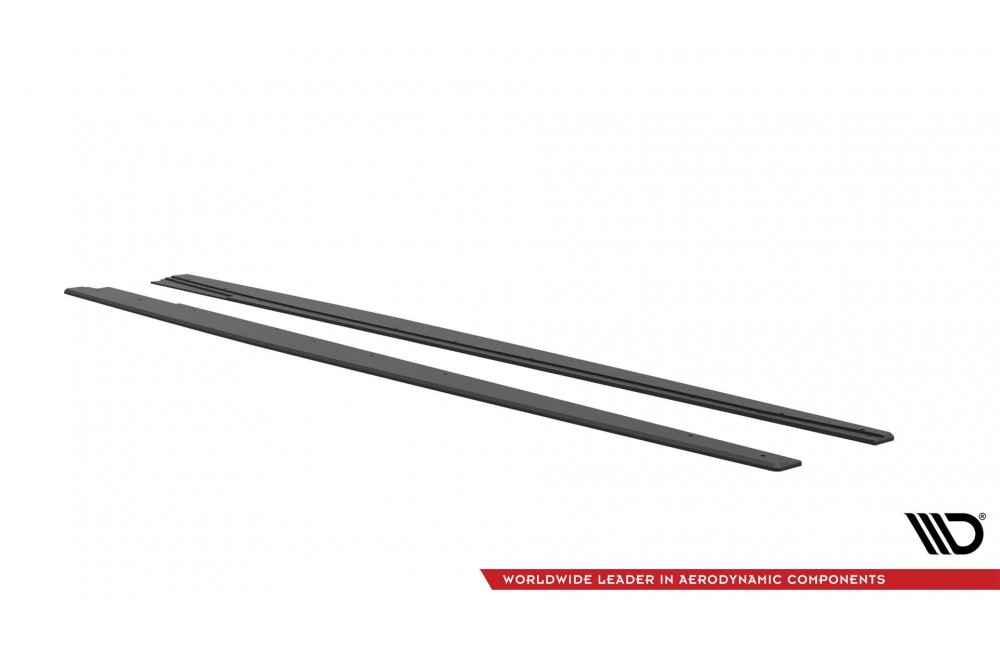 Street Pro Side Skirts Diffusers Audi S3 / A3 S-Line Sedan 8V - Black Street Pro Side Skirts Diffusers Audi S3 / A3 S-Line Sedan 8V - Black