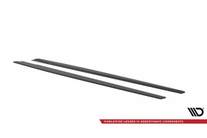 Street Pro Side Skirts Diffusers Audi S3 / A3 S-Line Sedan 8V - Black Street Pro Side Skirts Diffusers Audi S3 / A3 S-Line Sedan 8V - Black