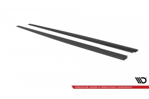 Street Pro Side Skirts Diffusers Audi S3 / A3 S-Line Sedan 8V - Black Street Pro Side Skirts Diffusers Audi S3 / A3 S-Line Sedan 8V - Black