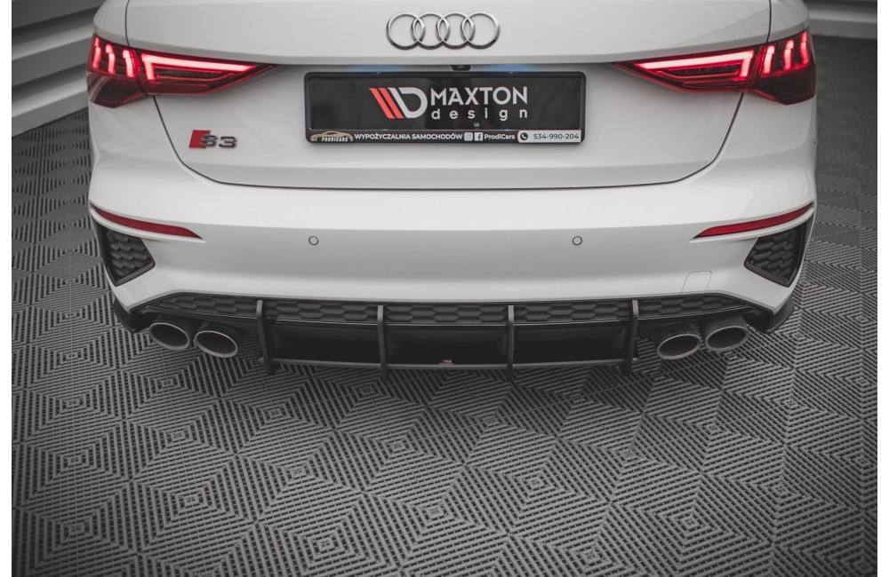 Street Pro Rear Diffuser Audi S3 Sportback 8Y - Black