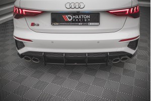 Street Pro Rear Diffuser Audi S3 Sportback 8Y - Black